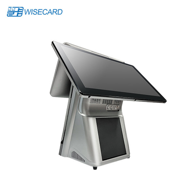 Wireless Desktop Dual Touch Screen POS Machine RK3399 Processor Wins / Android OS