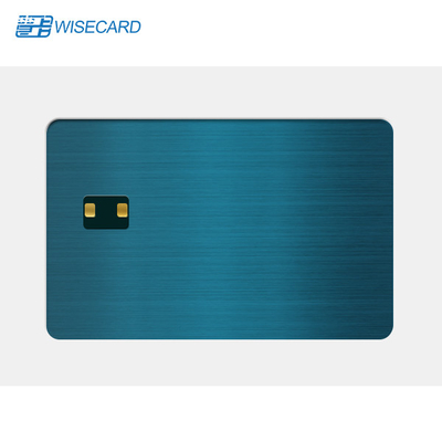 WCT Wisecard Magstripe Metal Business Card Dual Interface Customized Metal Card