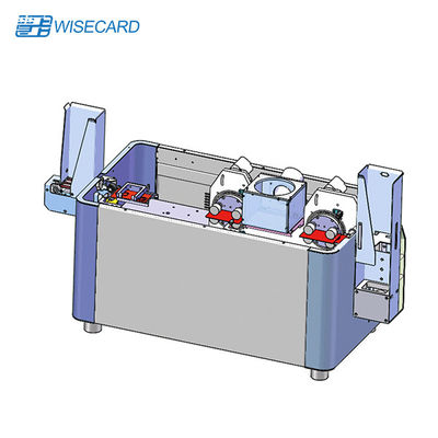 EMV Card Perso Machine , Bank Card Embosser With Chip Encoding