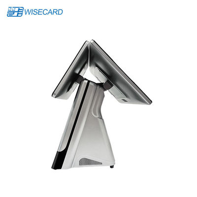 Desktop Dual Screen POS Terminal Double Sided Display RK3399 Processor Wins / Android OS