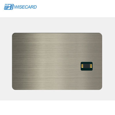 Stylish Metal RFID NFC Chip Business Smart Card 13.56Mhz Frequency