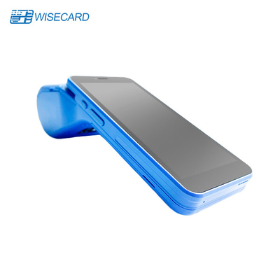 Dört çekirdekli Emv Android Pos Terminal Mini Nakit Kayıtçı Dokunmasız Kart Okuyucu