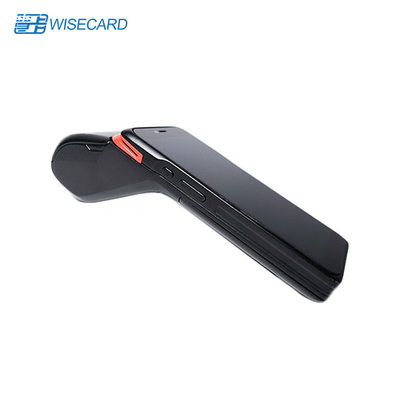Dört çekirdekli Android POS Terminalı Termal Yazıcıya Dahili 5000mAh Pil