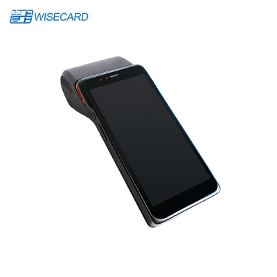 Android 12.0 Dot ekranlı NFC Parmak izi doğrulama MSR WiFi / 4G ve uzatılmış pil ömrü ile POS Terminalı