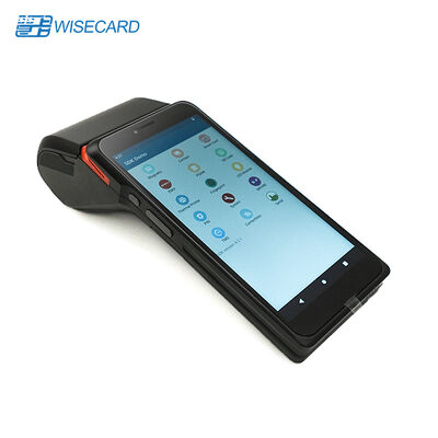 Yerleşik 58 * 40mm Termal Yazıcı, Dört çekirdekli İşlemci ve Güvenli Ödemeler için EMV Teknolojisi ile Android POS Terminal