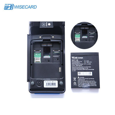EMV PBOC Android 4G Termal Yazıcılı El POS Terminali 4 PSAM