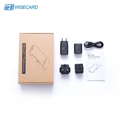 WCDMA 2500mAH Android POS Terminali MSR IC NFC 1D 2D Barkod 5.5 İnç