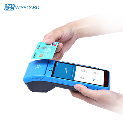 PBOC EMV 5M Piksel Dokunmatik Ekran POS Terminali PCI 5800mAh El Tipi