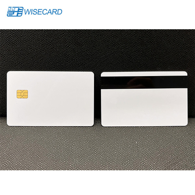 WCT SLE4442 Beyaz EMV Çipli Kartlar HiCo 2 Boş Manyetik Şeritli Kartlar