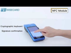 EMV 5800mAh Dokunmatik Ekran POS Terminali PCI 5.0 NFC El POS Makinesi